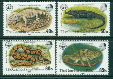 Gambia-1981-WWF-Reptiles