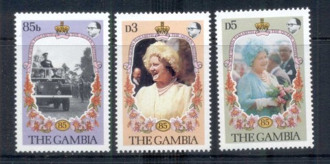 Gambia-1985-Queen-Mother-85th-Birthday-MUH