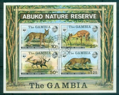 Gambia-1976-WWF Abuko Nature Reserve MS