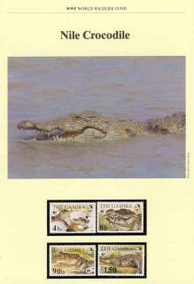 Gambia-1984-WWF Nile Crocodile