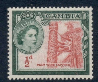 Gambia-1953-QEII-Pictorial-0-5d-MLH