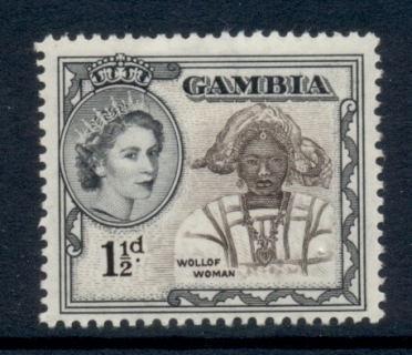 Gambia-1953-QEII-Pictorial-1-5d-MLH