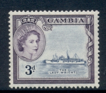 Gambia-1953-QEII-Pictorial-3d-MUH