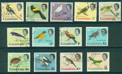 Gambia-1963-Bird-Defins-VFU-Lot17491