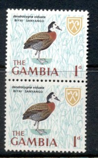 Gambia-1966-1d-Birds-pr-MUH