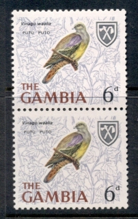 Gambia-1966-6d-Birds-pr-MUH