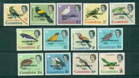 Gambia-1966-Birds-Opt-Independence-MUH-lot73059