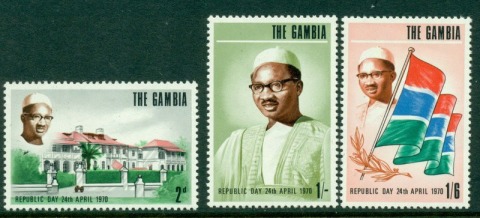 Gambia-1970-Republic-Day-MLH-Lot17461