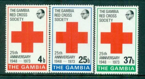 Gambia-1973-Red-Cross-MUH-lot73076