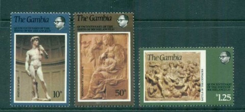 Gambia-1975-Michaelangelo-MUH-lot73084