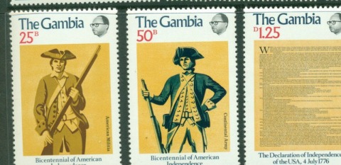 Gambia-1976-USA-Bi-Centenary-MUH-Lot17488