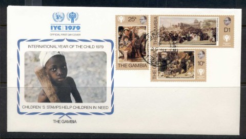 Gambia-1979-IYC-International-year-of-the-Child-FDC