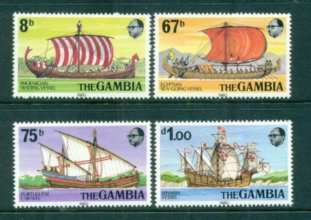 Gambia-1980-Antique-Sailing-Ships-MUH-lot73113