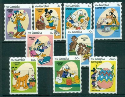 Gambia-1984-Disney-Characters-MUH-lot73144