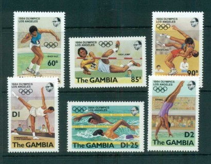 Gambia-1984-Los-Angeles-Olympics-MUH-lot73143