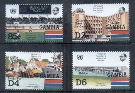 Gambia-1985-Independence-20th-Anniversary-MUH