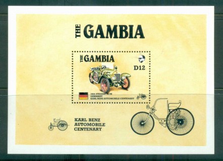 Gambia-1986-Vintage-Cars-Steiger-MS-MUH-lot80010