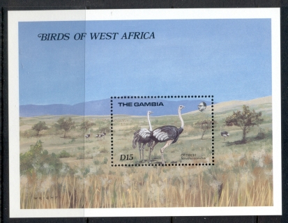 Gambia-1989-Birds-of-West-Africa-MS-MUH