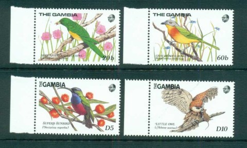 Gambia-1989-Indigenous-Birds-4v-MUH-lot73183