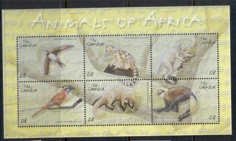 Gambia-2001-Animals-of-Africa-MS-MUH