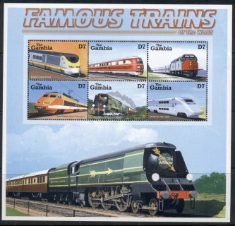 Gambia-2001-Famous-Trains-MS-MUH