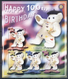 Gambia-2002-100th-Birthday-of-the-Teddy-Bear-MS-MUH