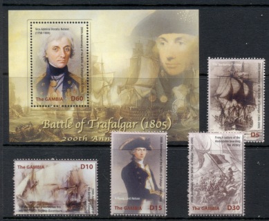 Gambia-2005-Battle-of-Trafalgar-Bicentenary