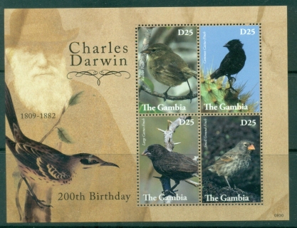 Gambia-2010-The-200th-Anniversary-of-the-Birth-of-Charles-Darwin-1809-1882-MS-MUH
