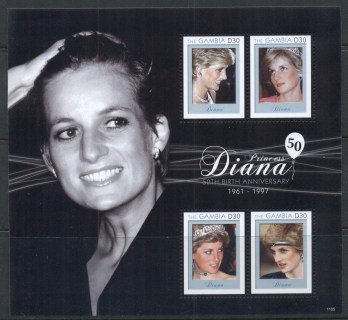 Gambia-2011-Princess-Diana-50th-Birth-Anniversary-MS-MUH