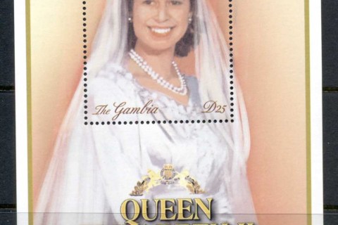 Gambia-2001 QEII 75th Birthday MS