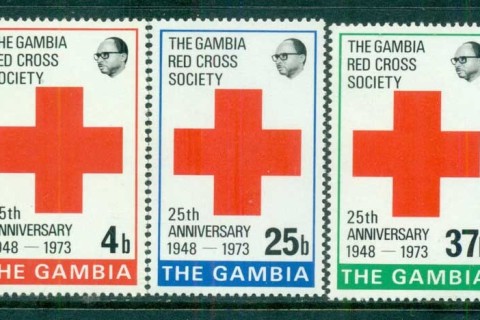 Gambia-1973-Red-Cross-MUH-lot73076