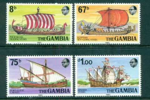 Gambia-1980-Antique-Sailing-Ships-MUH-lot73113