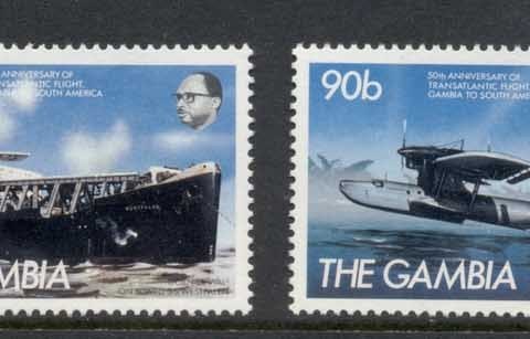 Gambia-1984-Airplanes-MUH