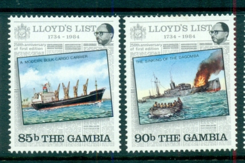 Gambia-1984-Lloyds-List-250th-Anniversary-Ships