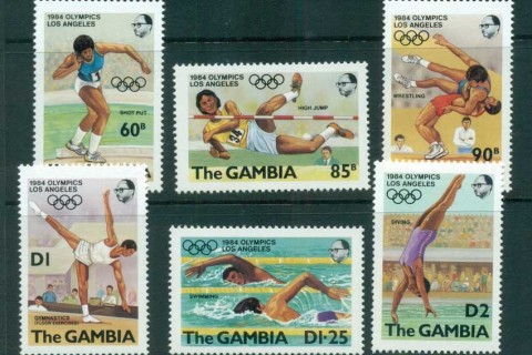 Gambia-1984-Los-Angeles-Olympics-MUH-lot73143
