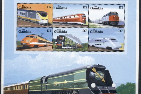 Gambia-2001-Famous-Trains-MS-MUH