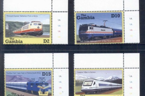 Gambia-2001-Trains-MUH