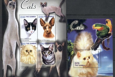 Gambia-2004-Cats-2xMS-MUH