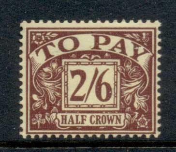 GB-1954-55-Postage-Dues-Wmk-E2R-Tudor-Crown-2-6d-MLH