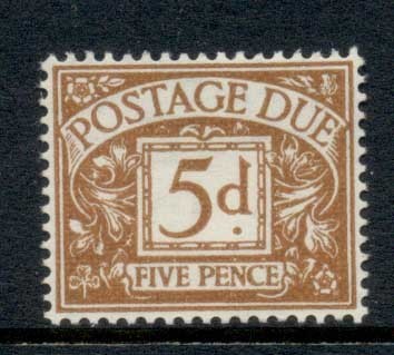 GB-1954-55-Postage-Dues-Wmk-E2R-Tudor-Crown-5d-MLH