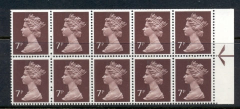 GB-1977-7px10-chocolate-CB-booklet-pane-MUH