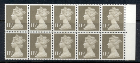 GB-1981-Machin-11-5px10-drab-CB-booklet-pane-MUH