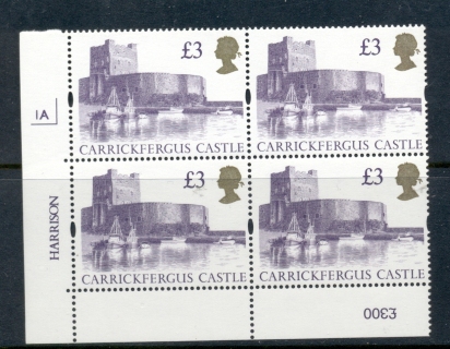 GB-1992-94-Carrckfergus-Castle-3-pound-Harrison-imprint-1A-blk-MUH