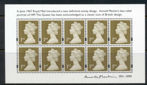 GB-2011-Arnold-Machin-Birth-Centenary-MS-MUH