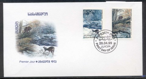 Georgia-1999-Europa-Nature-Parks-FDC