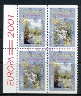 Georgia-2001-Europa-booklet-pane-CTO