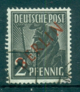 Germany-Berlin-1948-49-Red-BERLIN-Opts-2pf-FU-lot70351