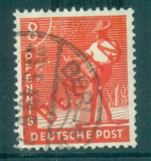 Germany-Berlin-1948-49-Red-BERLIN-Opts-8pf-FU-lot70364