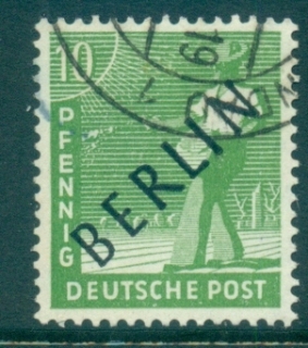 Germany-Berlin-1948-Black-BERLIN-Opts-10pf-FU-lot70333