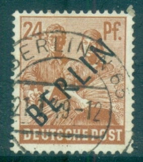 Germany-Berlin-1948-Black-BERLIN-Opts-24pf-FU-lot70342